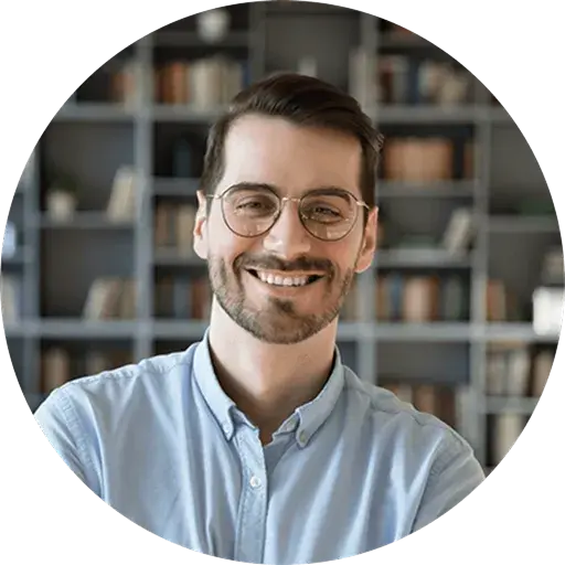 Author with 'The Flip' book